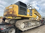 Used Excavator in yard
